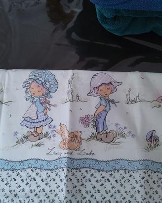 Lenzuolino per culla con disegno di Lucy and Luke