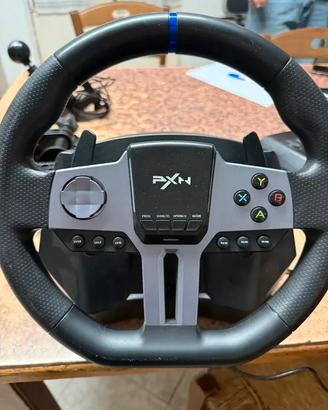 Volante da gaming PXN – Compatibile con PC, PS4.