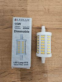 5 Lampadine led R7S - 1800lm, 4000k