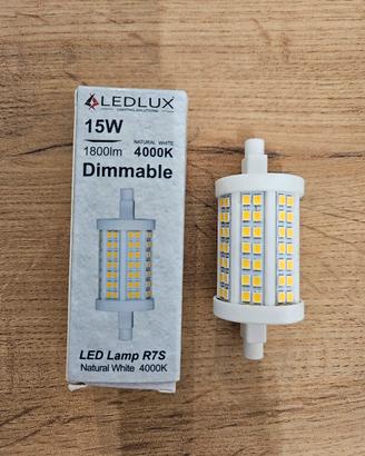 5 Lampadine led R7S - 1800lm, 4000k