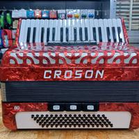 Fisarmonica Croson 80 Bassi Rossa