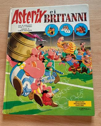 Fumetto libro Asterix e i britanni 1976
