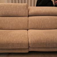 divano 3 posti con relax elettrico
