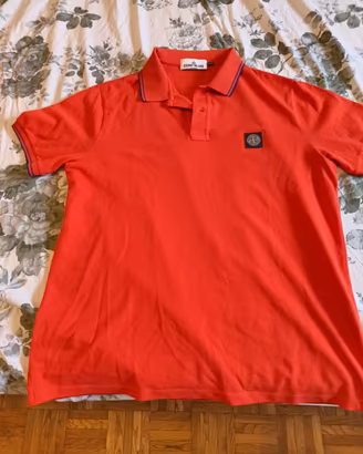 Polo Stone Island tg XXL rossa 