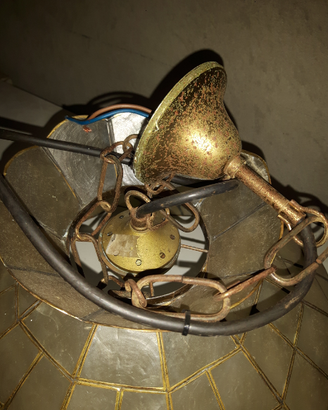 Lampadario in madreperla