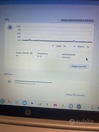 HP Chromebook 14-N100/8GB ram/128gb in garanzia