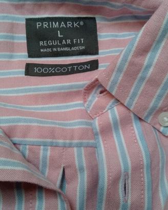 Camicia Taglia L Maniche Corte Regular
