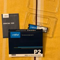 SSD Crucial P2 NVMe M.2 500GB