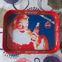 Vassoio natalizio vintage- coca cola
