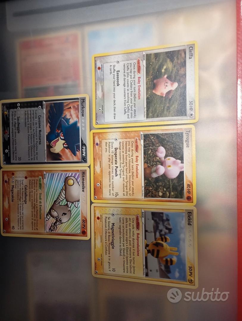 5 carte Pokemon non holo del set ex unseen forces - Collezionismo In ...