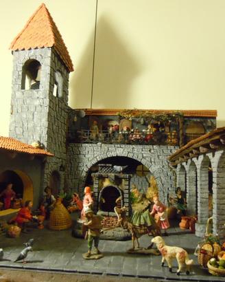 PRESEPE CON MOVIMENTI ed effetti sonori