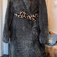 SAlDI . Pelliccia Astracan grigio