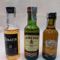 3 Mignon whisky Tomatin Jameson Strathisla 12 y