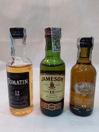 3 Mignon whisky Tomatin Jameson Strathisla 12 y