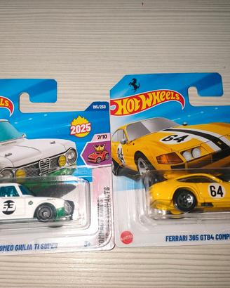 Alfa Romeo Giulia TI Super + Ferrari 365 GTB4
