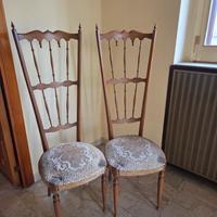 coppia sedie antiche