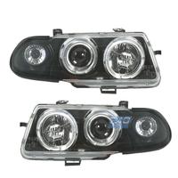 FARI PER OPEL ASTRA F 94-98 ANGEL EYES FONDO NERO 