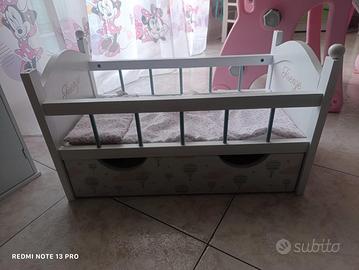 culla , armadio , e trio 