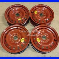 Cerchi in ferro 4,5 x 13 per FIAT Seicento 98-07