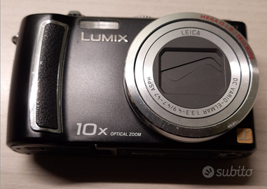 Panasonic DMC-TZ5 10X color nero con LCD guasto