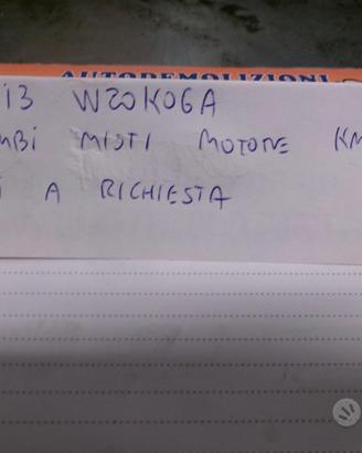 Ricambi misti bmw i3 tipo motore w20k06a