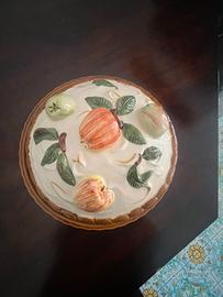 Portatorte di mele vintage in ceramica