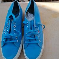 Scarpe in tela Superga, azzurre 