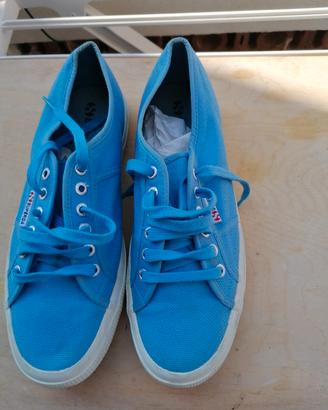 Scarpe in tela Superga, azzurre 