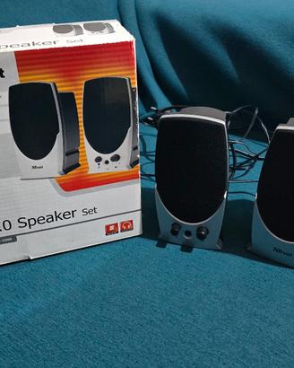 Casse Computer PC Altoparlanti Speaker Trust 2.0