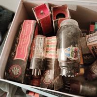 Valvole radio tv vintage per riparazioni apparati