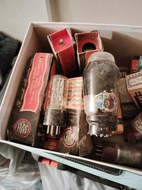 Valvole radio tv vintage per riparazioni apparati