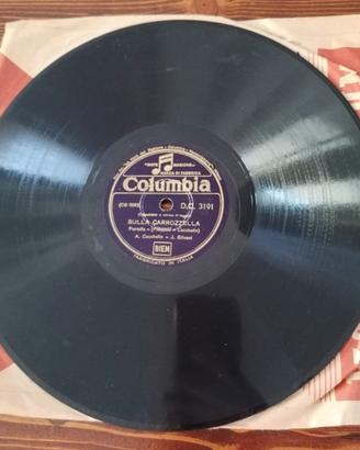 Sulla carrozzella - La tombola vinile 78 giri