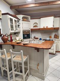 cucina effetto muratura