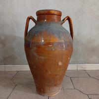 Giara ( orcio ) a due manici smaltata antica 