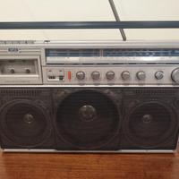 PHILIPS D8444 RADIO CASSETTA PORTATILE ANNI'80