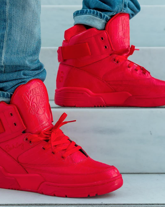 NUOVE CON SCATOLA Scarpe N. 43 rosse Ewing Baskets