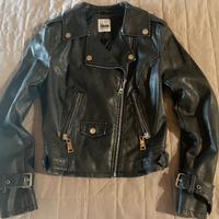 Giacca pelle biker