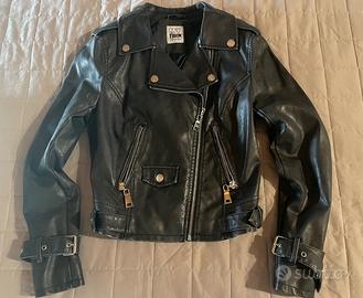 Giacca pelle biker