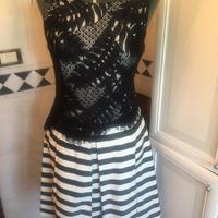 Abito cerimonia nero biamco M Seventy