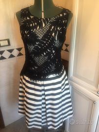 Abito cerimonia nero biamco M Seventy