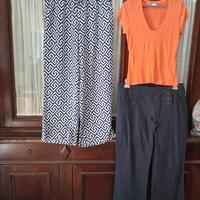 Nr. 2 pantaloni+1 t-shirt Bonprix(€ 3/5/7)