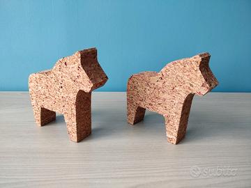 Cavallo in sughero decorazione