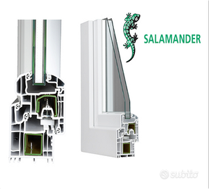 Serramenti in PVC Salamander 280 euro al m2