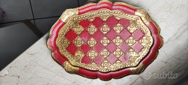 Vassoio barocco in legno