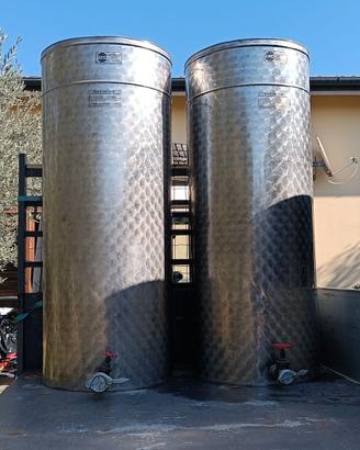 2 contenitori in acciaio inox AISI 304 per aliment