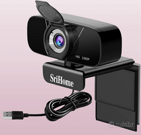 SriHome Webcam PC Full HD 1080P