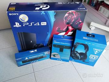 PlayStation 4 Pro 1TB - 2 Pad, Cuffie e Accessori