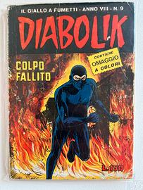 Diabolik Anno VIII (8°)  n. 9 " Colpo fallito "