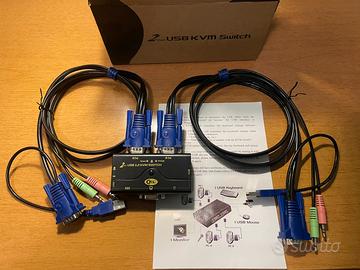 Switch KVM - 2 Pc , 1 monitor/keyb/mouse