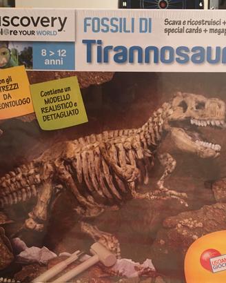 Gioco fossile di tirannosauro da scavare